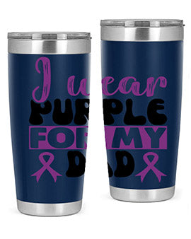 i were purole for my dad 176#- alzheimers- Tumbler