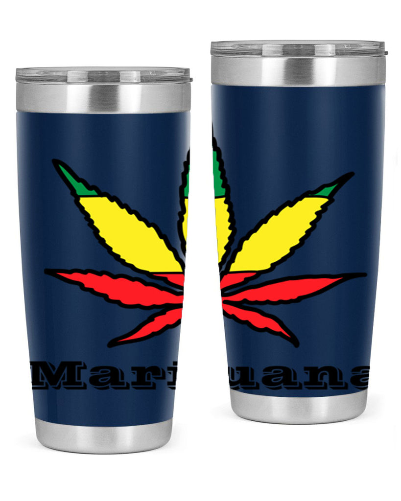 jamican cannabis 164#- marijuana- Tumbler