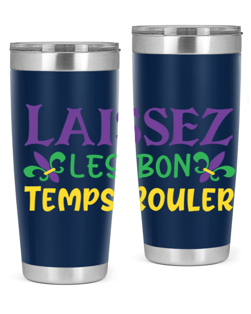 laissez les bon temps rouler 83#- mardi gras- Tumbler