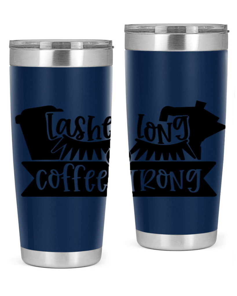 lashes long coffee strong 82#- coffee- Tumbler