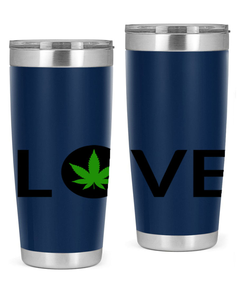 love cannabis 189#- marijuana- Tumbler