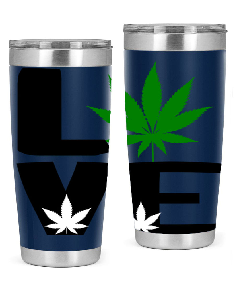 love cannabis 191#- marijuana- Tumbler