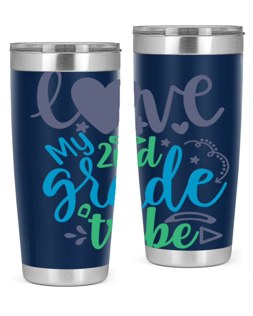 love my 2nd grade tribe 9#- second grade- Tumbler