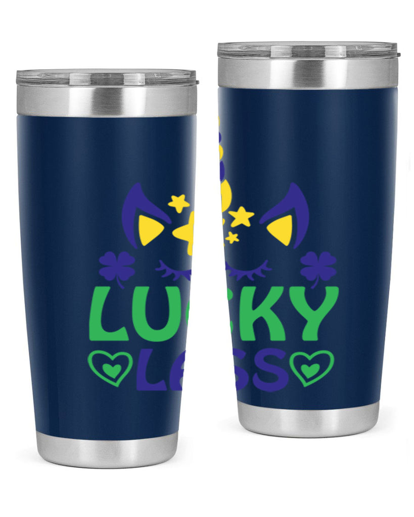 lucy lass 11#- mardi gras- Tumbler