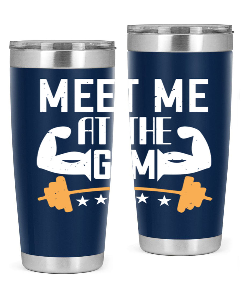 meet me at the gym 83#- gym- Tumbler