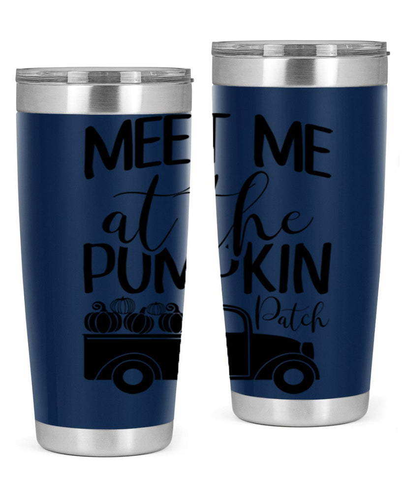 meet me at the pumpkin patch 424#- fall- Tumbler