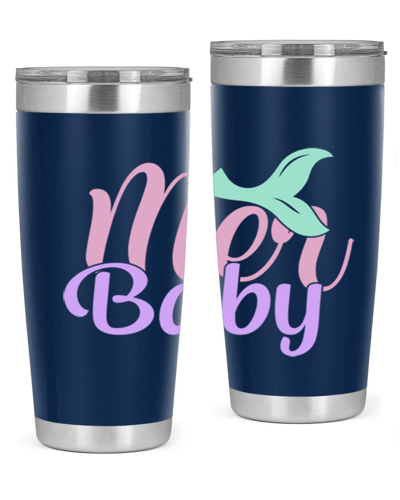 mer baby 3#- mermaid- Tumbler