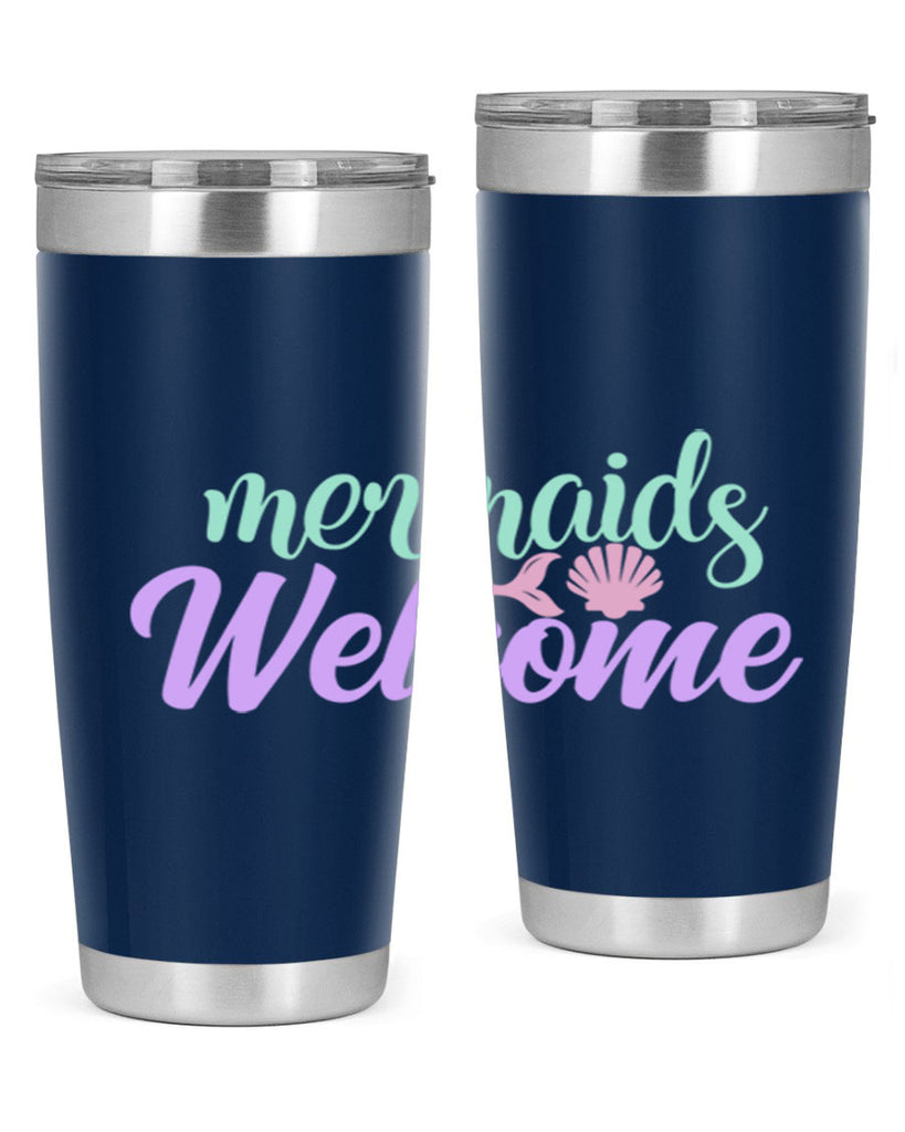 mermaids welcome 6#- mermaid- Tumbler