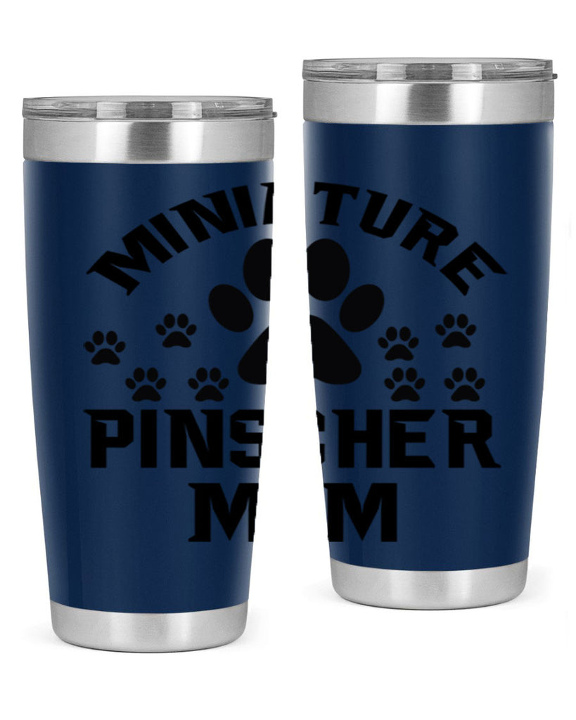 miniature pinscher mom 129#- mom- Tumbler