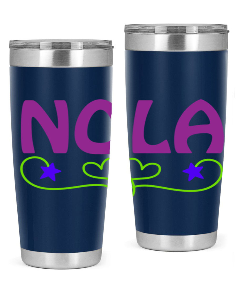 nola 5#- mardi gras- Tumbler