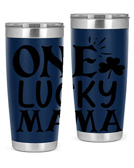 one lucky mama Style 34#- autism- Tumbler