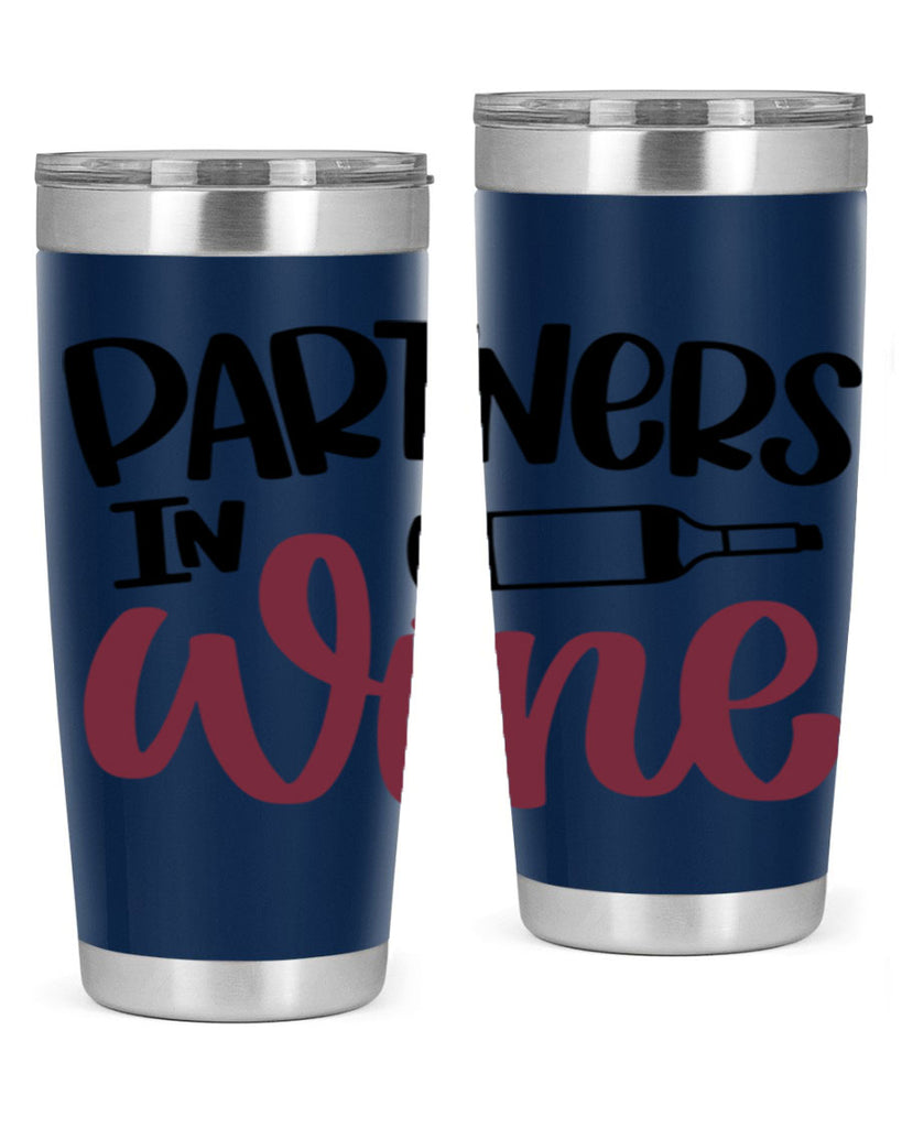 partners in wine 32#- wine- Tumbler