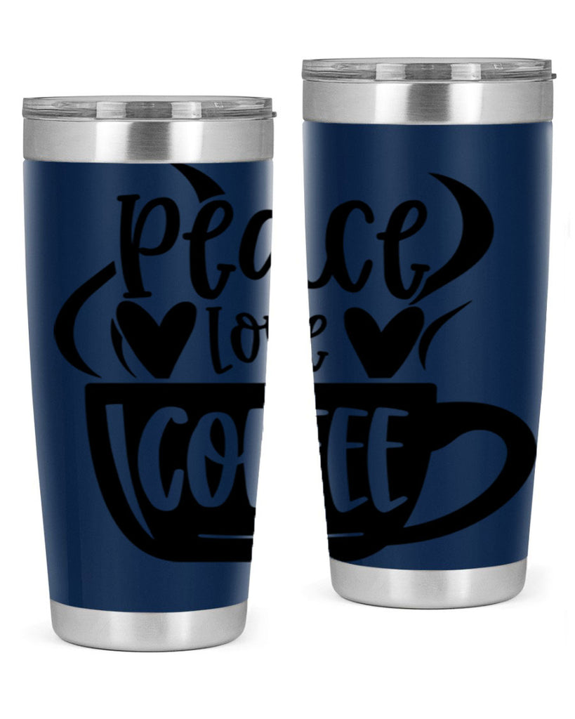 peace love coffee 48#- coffee- Tumbler