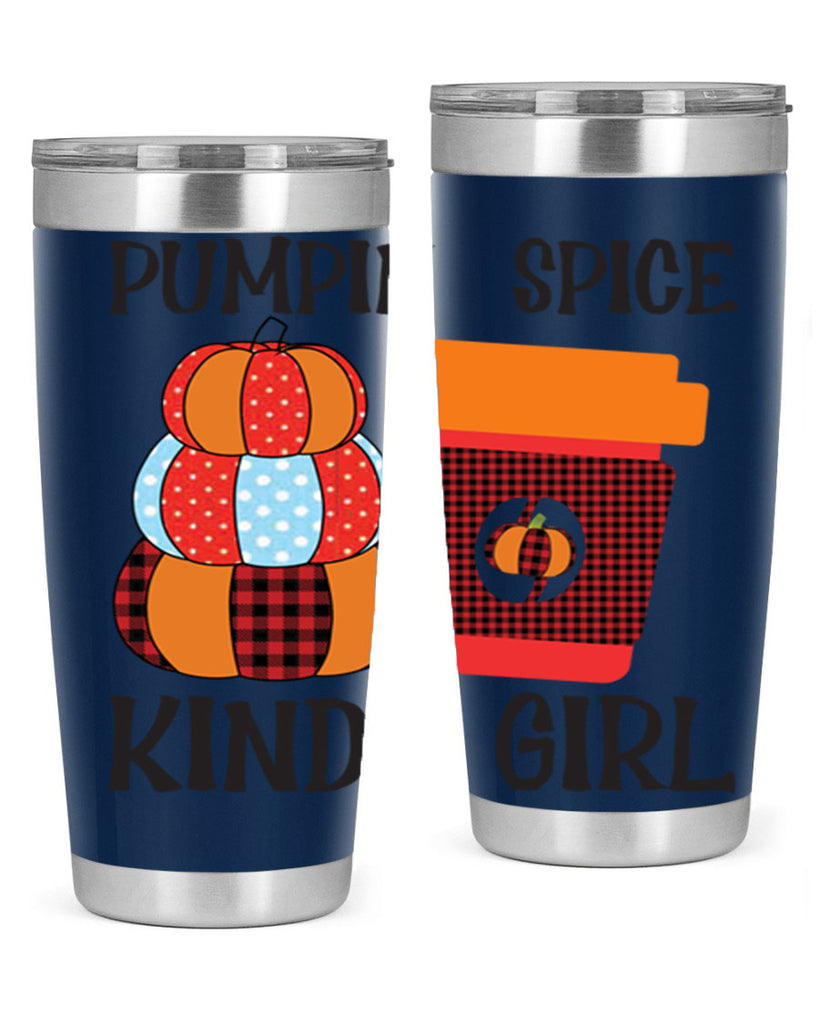 pumpkin spice kinda girl 551#- fall- Tumbler