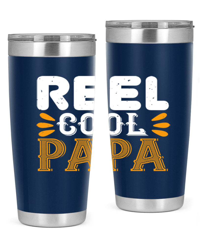 reel cool papa 12#- grandpa - papa- Tumbler