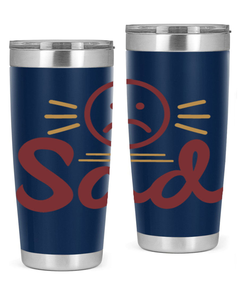 sad 5#- fathers day- Tumbler