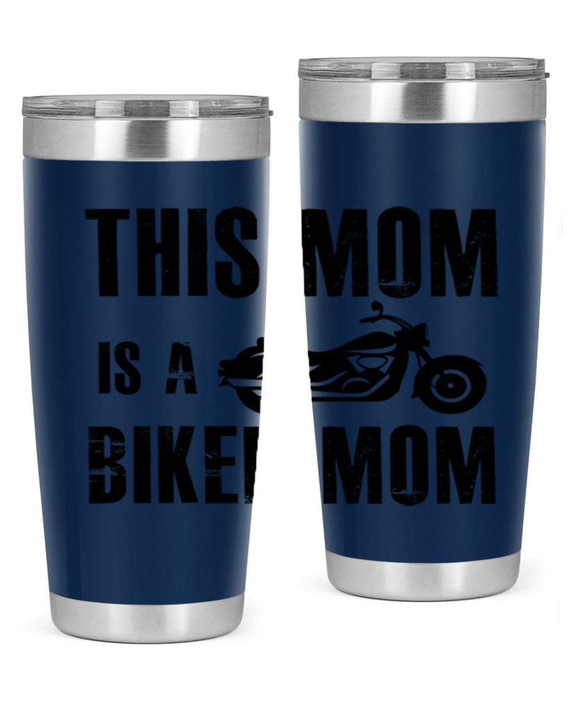 this mom is a biker mom 35#- mom- Tumbler