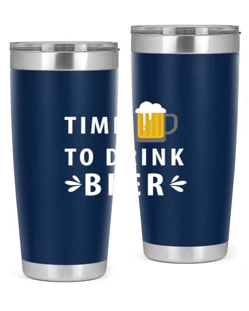 time to drink 7#- beer- Tumbler