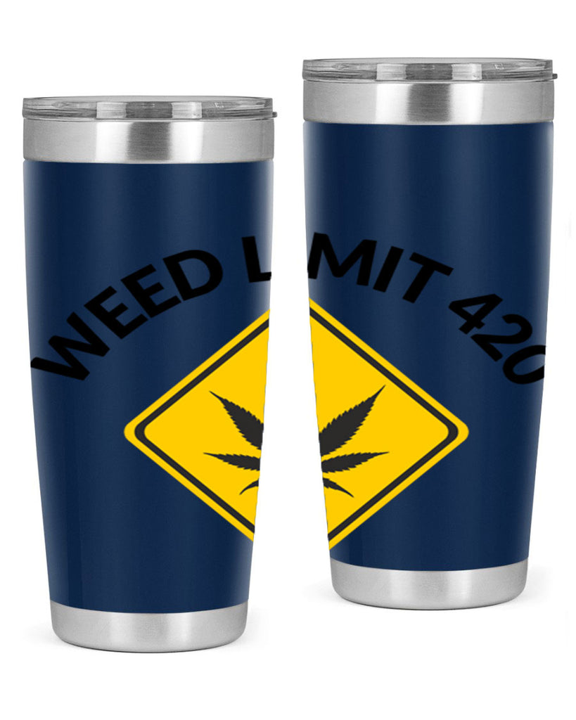 weed limit 420 a 290#- marijuana- Tumbler