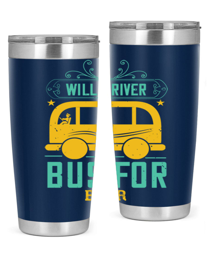 will driver bus for beer Style 6#- bus driver- tumbler