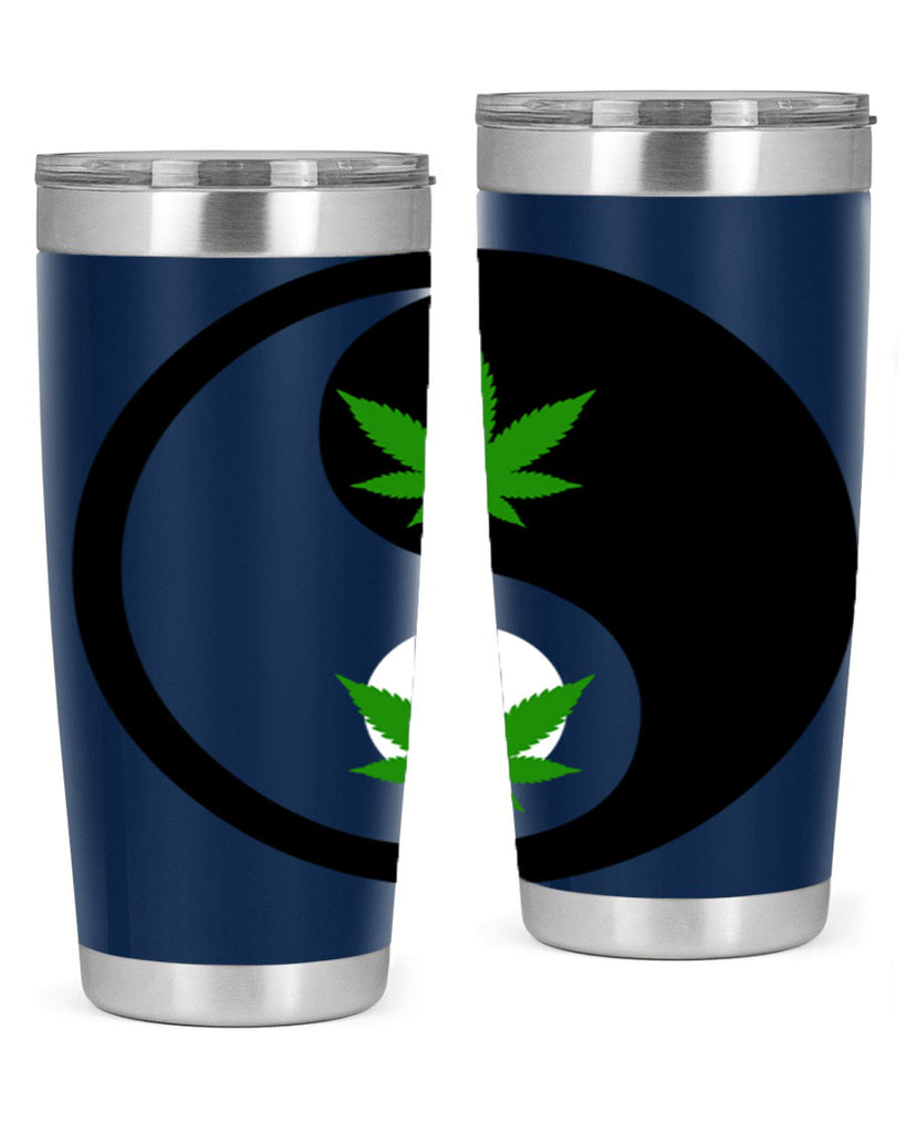 yin and yang weed 311#- marijuana- Tumbler