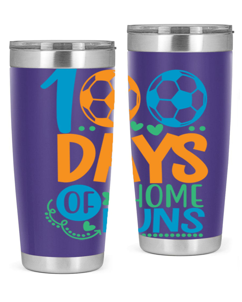 100 days of home runs 19#- 100 days of school- Tumbler