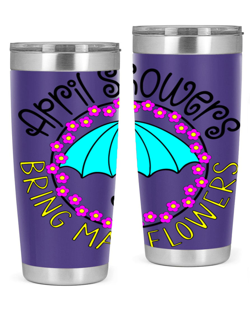 April showers21#- spring- Tumbler