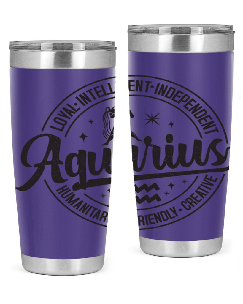 Aquarius 71#- zodiac- Tumbler