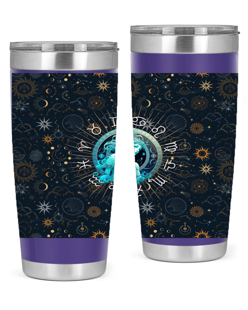 Aquarius Straight 66#- zodiac- Tumbler