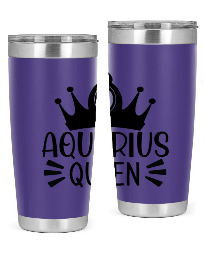 Aquarius queen 73#- zodiac- Tumbler