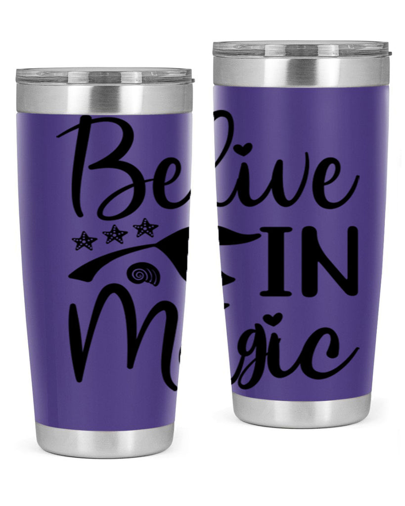 Belive in magic design 66#- mermaid- Tumbler