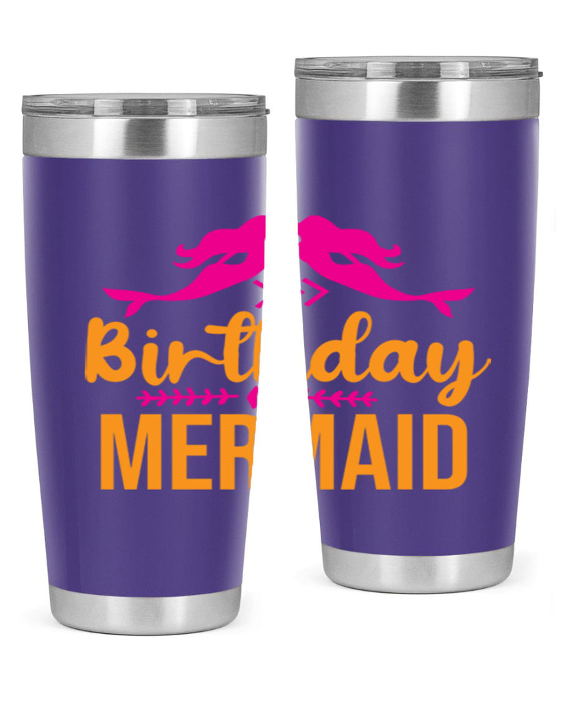 Birthday Mermaid 69#- mermaid- Tumbler