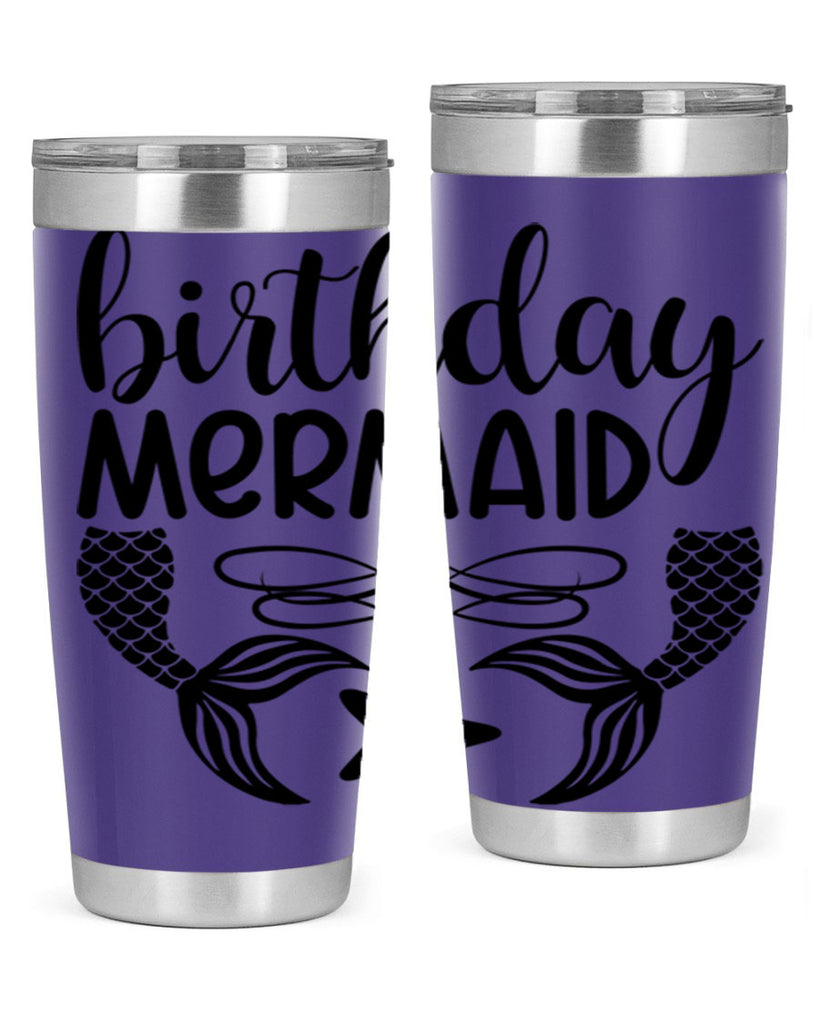 Birthday mermaid 76#- mermaid- Tumbler