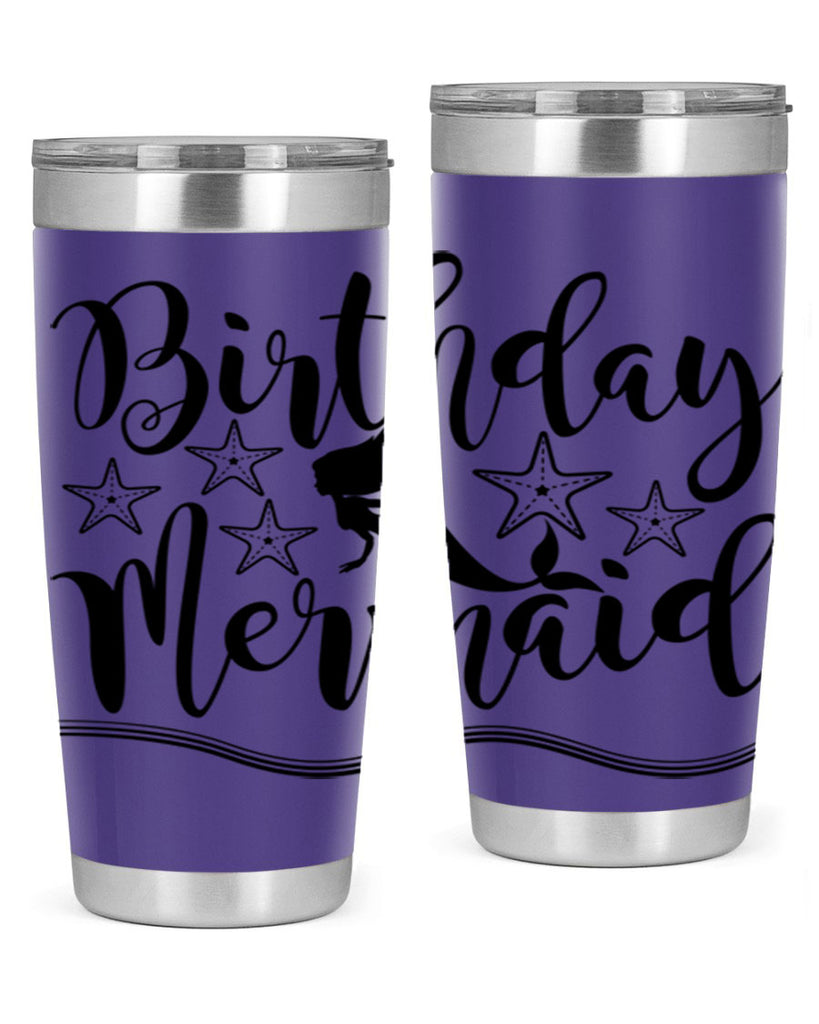Birthday mermaid 77#- mermaid- Tumbler