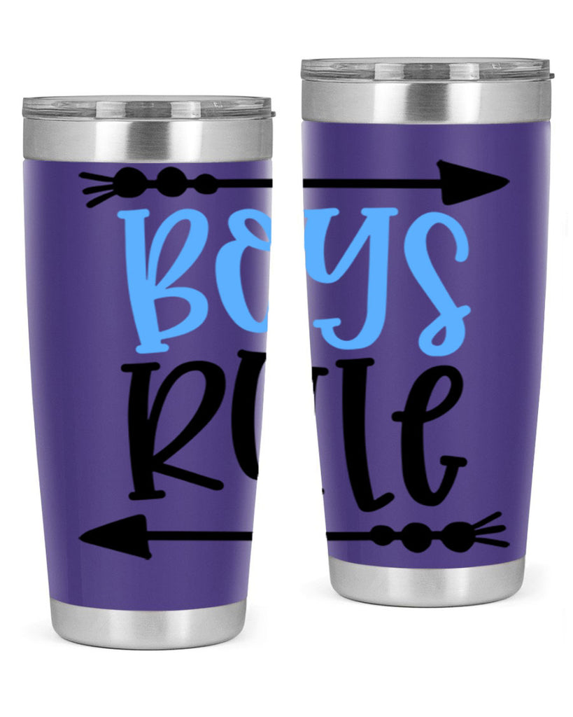 Boys Rule Style 108#- baby- tumbler