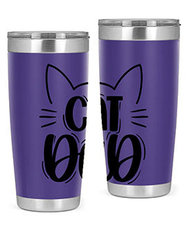 Cat Dad Style 81#- cat- Tumbler