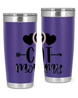 Cat Mommy Style 87#- cat- Tumbler