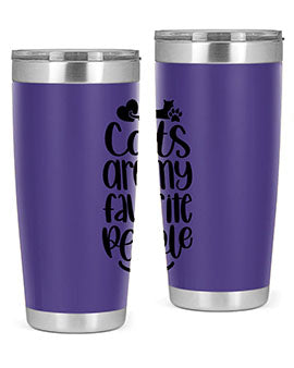 Cats Are My Favorite People Style 89#- cat- Tumbler
