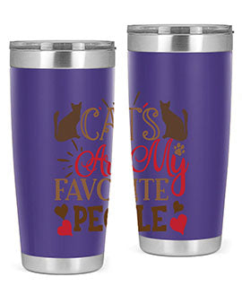 Cats Are My Favorite People Style 8#- cat- Tumbler