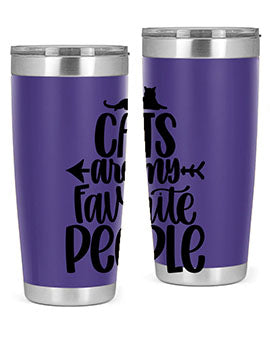 Cats Are My Favorite People Style 90#- cat- Tumbler