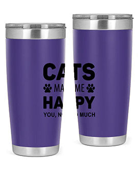 Cats Make Me Style 40#- cat- Tumbler