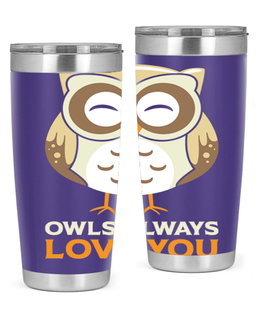 Cute Owl Always Love You A TurtleRabbit 3#- owl- Tumblers