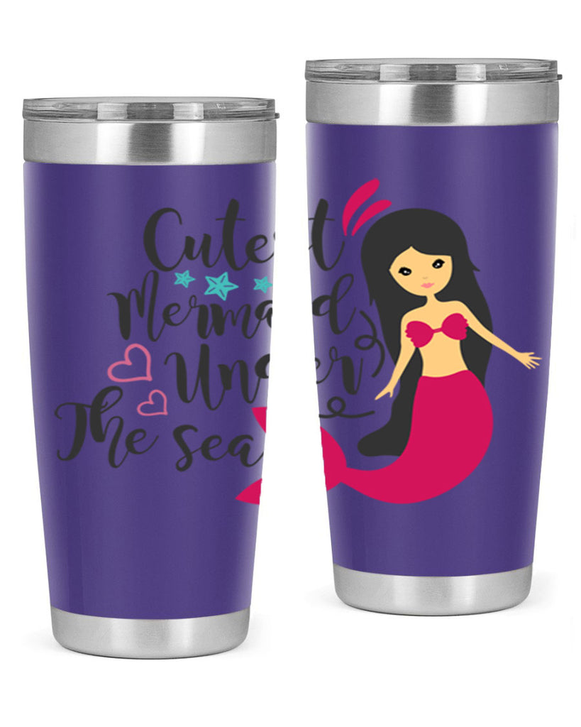 Cutest Mermaid under the sea 95#- mermaid- Tumbler