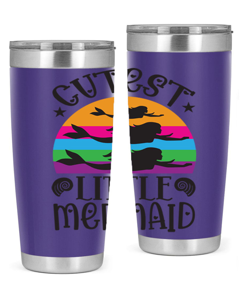 Cutest little mermaid 96#- mermaid- Tumbler
