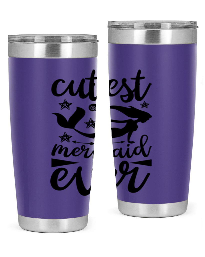 Cutest mermaid ever design 103#- mermaid- Tumbler