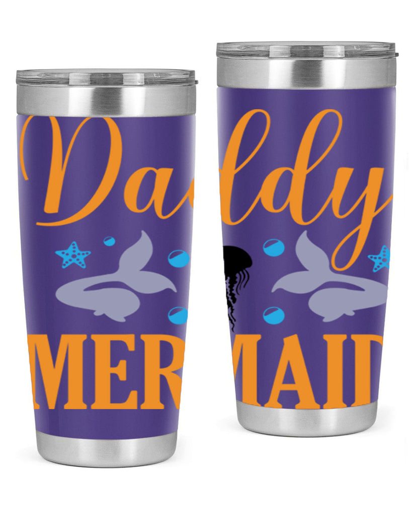 Daddy Mermaid Design 113#- mermaid- Tumbler