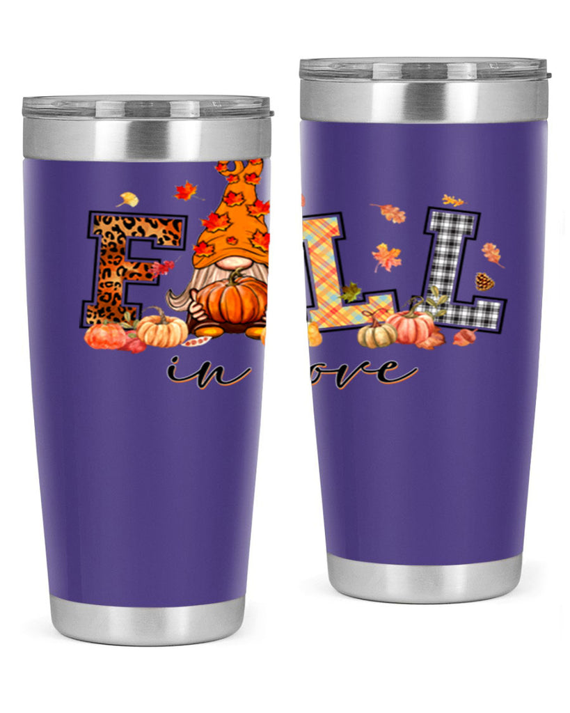 FALLinloveFallGnome 151#- fall- Tumbler