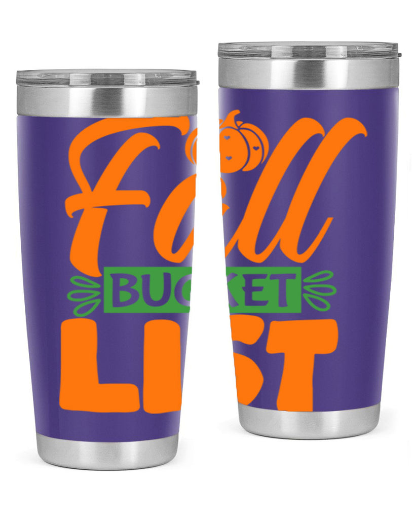Fall Bucket List 93#- fall- Tumbler
