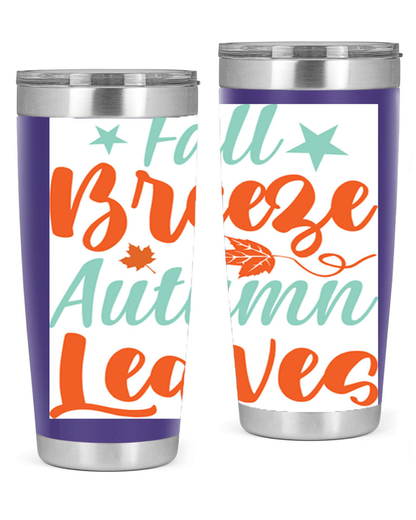 FallBreezeAutumnLeaves 147#- fall- Tumbler