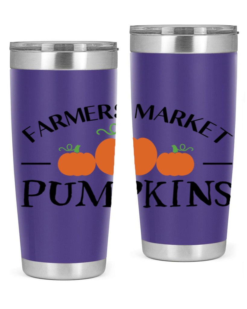 Farmers Market Pumpkins 178#- fall- Tumbler